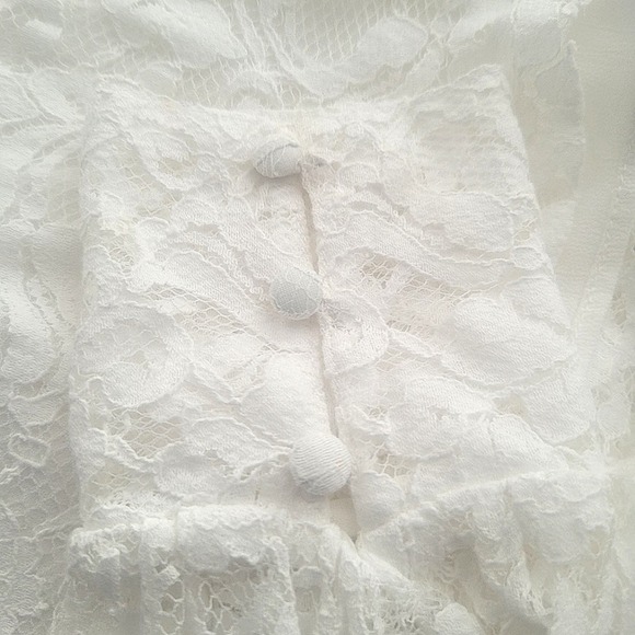 LoveShackFancy Alela Embroidered Lace Mini Dress Size 6 - Picture 10 of 12